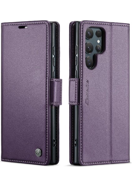 Samsung Galaxy S24 Ultra Kart Yuvası Anti Dolandırıcılık Cüzdan Durumda (Yurt Dışından)