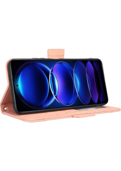 Xiaomi Redmi Için Not 12 5g Ayarlanabilir Ayrılabilir Kart Tutucu Manyetik Kapatma Deri Cüzdan Kapak (Yurt Dışından)