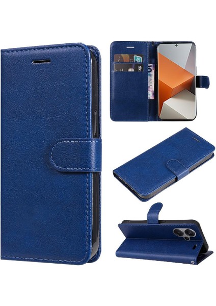 Xiaomi Redmi Not 13 Pro Için Flip Case Artı Yüksek Kaliteli Deri Klasik (Yurt Dışından)