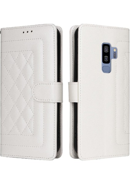 Samsung Galaxy S9 Artı Flip Kapak Için Flip Case Basit Iş Deri (Yurt Dışından)