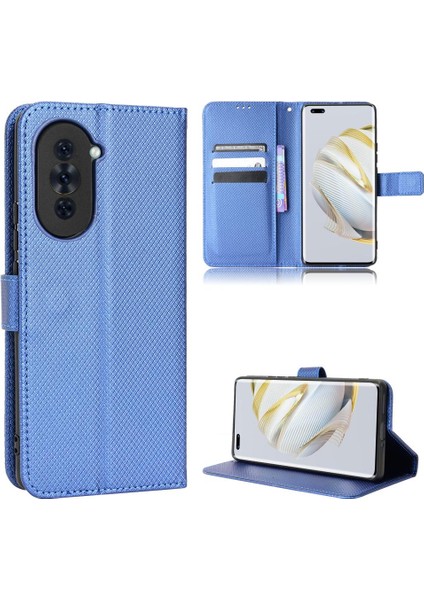 Huawei Nova 10 Kickstand Manyetik Cüzdan Kart Tutucu Kapak Için Kılıf (Yurt Dışından)