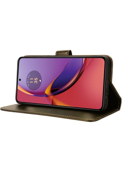 Motorola Moto G84 5g Kart Tutucu Kapak Kickstand Manyetik Cüzdan (Yurt Dışından)