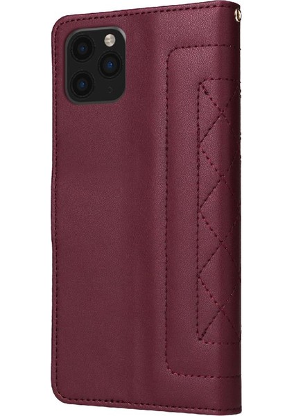 Iphone 11 Için Flip Case Pro Max Basit Iş Darbeye Cüzdan Deri (Yurt Dışından) modelleri