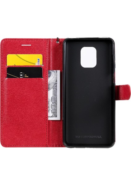 Xiaomi Redmi Not 9 Için Flip Case Pro/9s Kart ile Yüksek Kaliteli Deri (Yurt Dışından)