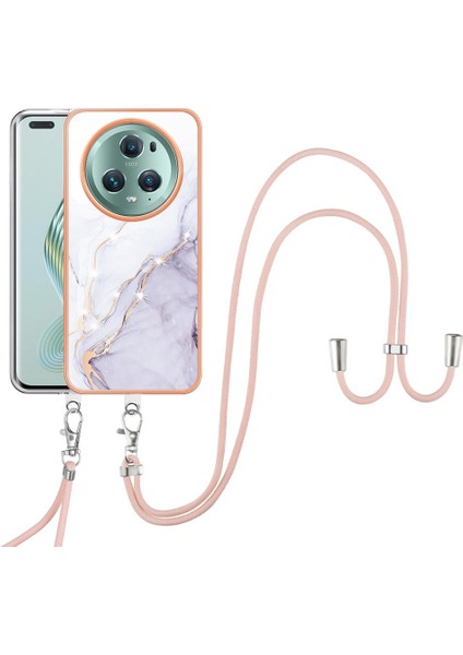 Onur Için Kılıf Sihirli 5 Pro Crossbody Kordon Askısı Anti-Çizik Yumuşak (Yurt Dışından)