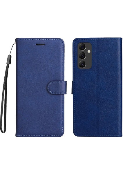 Kart Yuvası ile Samsung Galaxy A14 5g Klasik Düz Renk Için Flip Case (Yurt Dışından)
