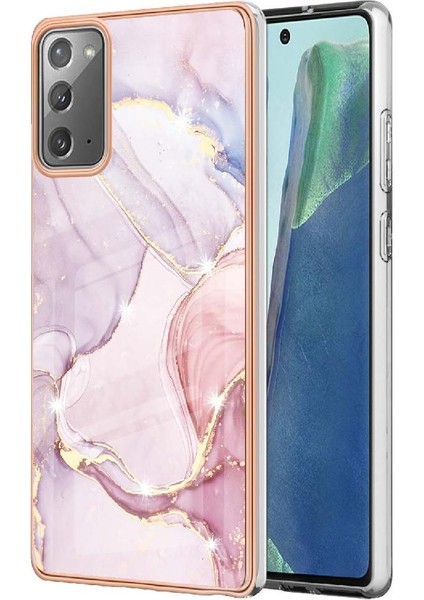 Samsung Galaxy Not 20 5g Ince Tpu Koruma Yumuşak Tampon Mermer (Yurt Dışından)