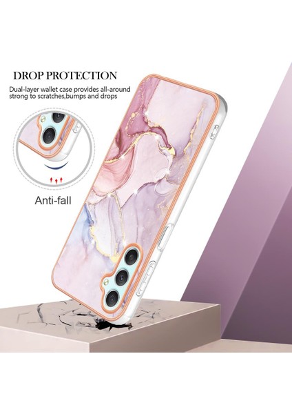 Samsung Galaxy A24 Yumuşak Tampon Koruma Mermer Desen Ince Tpu (Yurt Dışından) modelleri