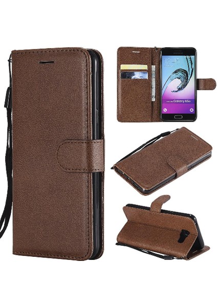 Samsung Galaxy A5 2016 Iş Cüzdan Telefon Kılıfı Için Flip Case Klasik (Yurt Dışından)