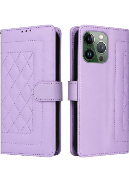 Iphone 13 Için Flip Case Pro Cüzdan Kapak Çevirin Deri Kılıf Darbeye (Yurt Dışından)