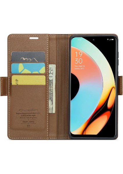 Caseme Durumda Realme 10 Pro 5g Kart Yuvası Cüzdan Kılıf Kickstand Vaka (Yurt Dışından)