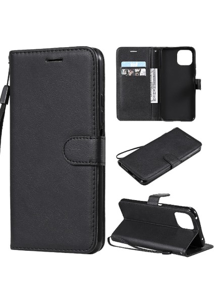 Xiaomi 11 Lite Için Flip Case Yüksek Kaliteli Deri Iş Cüzdan Telefon (Yurt Dışından)