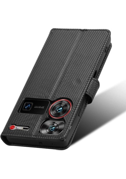 Nubia Z60 Ultra Kart Tutucu Manyetik Cüzdan Kapak Kickstand Için Kılıf (Yurt Dışından)