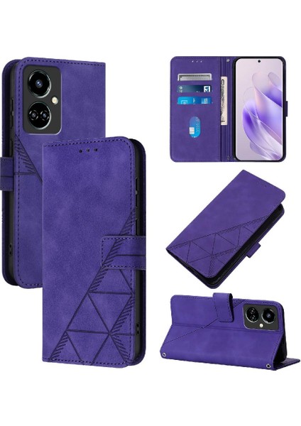 Mays Shop Tecno Camon 19 Pu Deri Kredi Kartı Tutucu Cüzdan Kapak Flip Için Kılıf (Yurt Dışından)