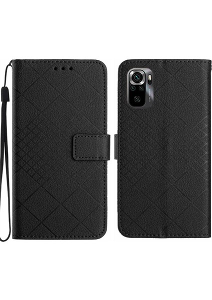 El Kayışı Manyetik Kapak Cüzdan Pu ile Xiaomi Poco Flip Için Flip Case (Yurt Dışından)