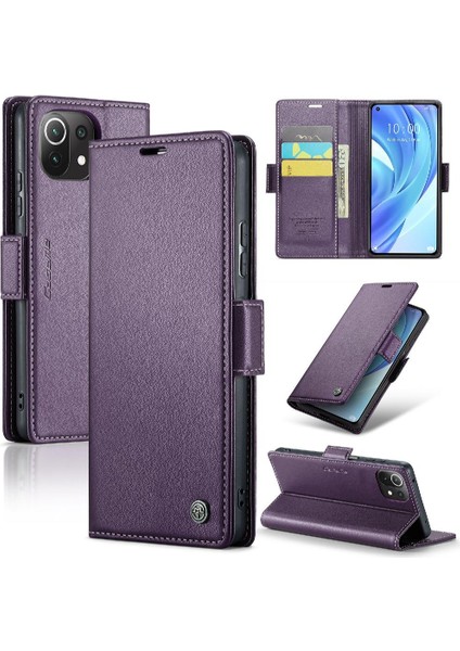 Xiaomi 11 Lite Anti Dolandırıcılık Darbeye Dayanıklı Durumda Kickstand Kart (Yurt Dışından)