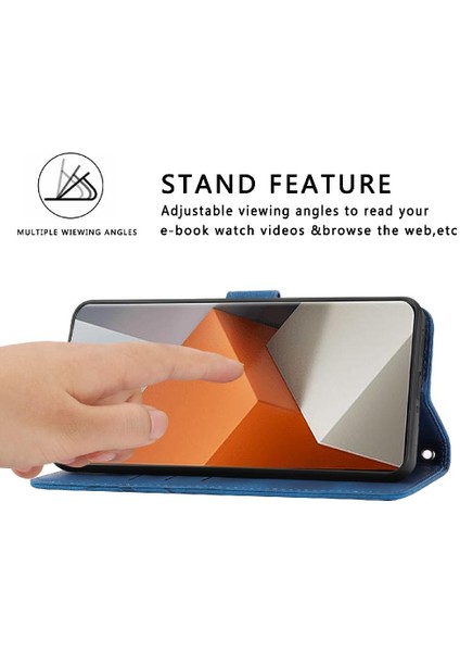 Xiaomi Redmi Not 13 Pro Artı Pu Deri Kapak Kredi Kartı Için Filp Durumda (Yurt Dışından)