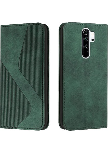 Xiaomi Redmi Için Not 8 Pro Manyetik Folio Kapak Kart Yuvaları Tutucu Pu (Yurt Dışından)