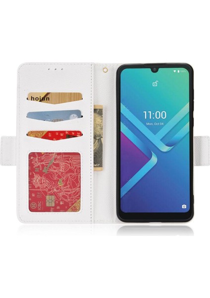 Wiko Y82 Manyetik Yan Toka Pu Deri Cüzdan Kart Yuvaları Tutucu (Yurt Dışından) fırsatları