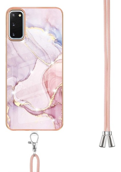 Samsung Galaxy S20 5g Crossbody Kordon Askısı Mermer Anti-Scratch Için Kılıf (Yurt Dışından) fiyatları