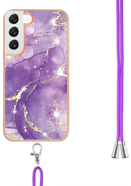 Samsung Galaxy S22 Artı 5g Mermer Tampon Anti-Scratch Yumuşak Kayış (Yurt Dışından)
