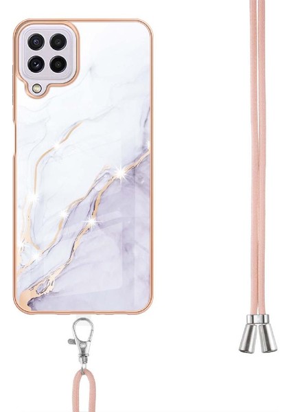 Samsung Galaxy A22 4g Mermer Crossbody Kordon Askısı Anti-Scratch Için Kılıf (Yurt Dışından) fırsatları