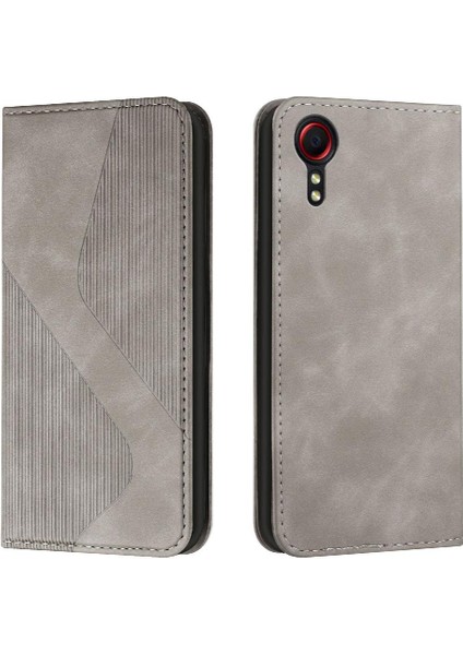 Samsung Galaxy Xcover 5 Için Kılıf Folio Kapak Pu Deri Cüzdan Kickstand (Yurt Dışından)