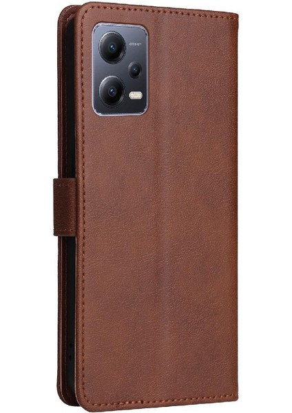 Xiaomi Redmi Not 12 Için Flip Case 5g Klasik Düz Renk Iş Cüzdan (Yurt Dışından)