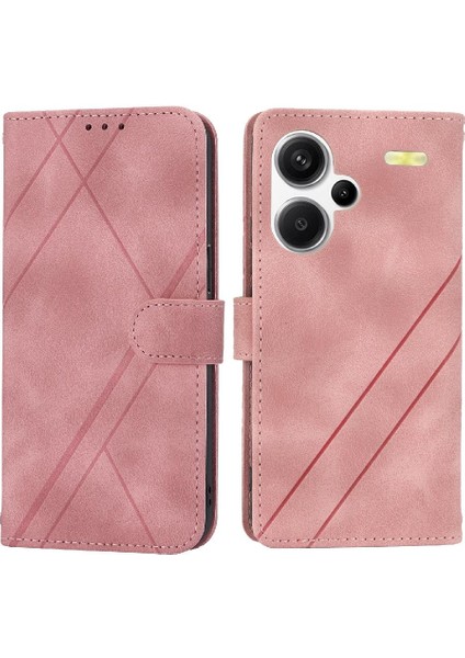 Xiaomi Redmi Not 13 Pro Artı Pu Deri Kayış Kickstand Için Filp Durumda (Yurt Dışından)