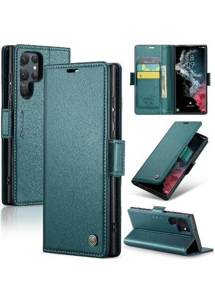 Samsung Galaxy S22 Ultra Anti Dolandırıcılık Kickstand Kart Yuvası Için Caseme Durumda (Yurt Dışından)