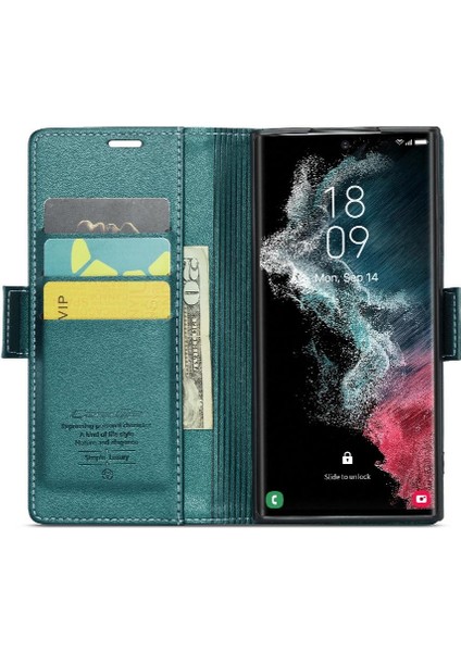 Samsung Galaxy S22 Ultra Anti Dolandırıcılık Kickstand Kart Yuvası Için Caseme Durumda (Yurt Dışından)