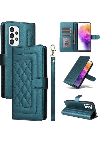 Samsung Galaxy A73 5g Için Flip Case Cüzdan Deri Kılıf Basit Iş (Yurt Dışından)