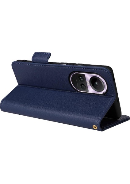 Oppo Için Kılıf Oppo 10 Pro 5g Pu Deri Kart Yuvaları Tutucu Manyetik Yan (Yurt Dışından)