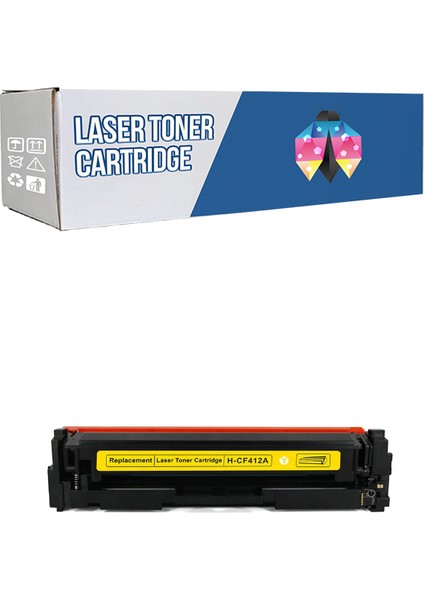Hp 410A-CF412A Pro Mfp M377DW 2,300 Syf Sarı Muadil Toner