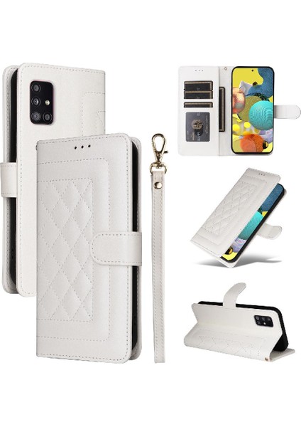 Samsung Galaxy A51 5g Cüzdan Darbeye Basit Iş Için Flip Case (Yurt Dışından)