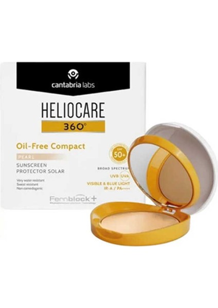 360 Oil-Free Compact Güneş Koruyucu Spf50+ 10g Pearl