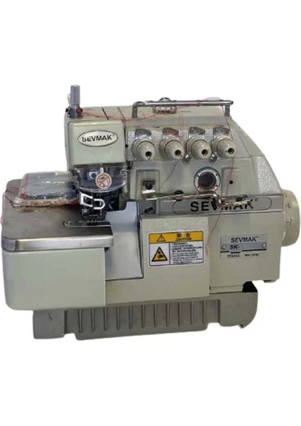 SK-757D 5 Iplik Kafadan Motorlu Overlok Makinası - Siruba Tipi
