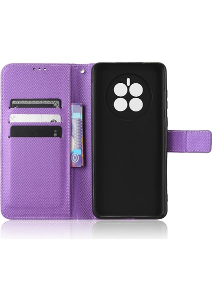 Huawei Mate 50 Için Kılıf Manyetik Cüzdan Kart Tutucu Kapak Kickstand (Yurt Dışından) indirimleri