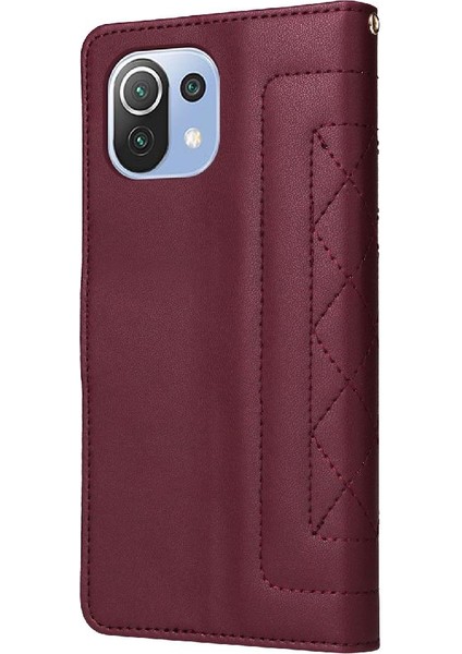 Xiaomi 11 Lite Için Flip Case Cüzdan Darbeye Basit Iş Kapak Çevirin (Yurt Dışından) modelleri
