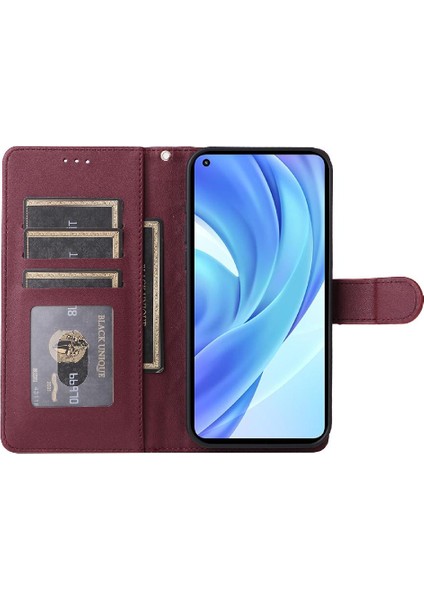 Xiaomi 11 Lite Için Flip Case Cüzdan Darbeye Basit Iş Kapak Çevirin (Yurt Dışından) fırsatları