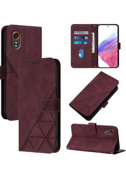 Samsung Galaxy Xcover 7 Pu Deri Flip Case Için Folio Kitap Koruyucu (Yurt Dışından)