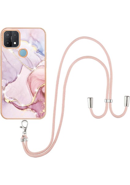 Oppo A15 Için KILIF/A15S Crossbody Kordon Askısı Tampon Mermer Anti-Scratch (Yurt Dışından) fırsatları