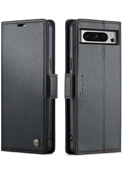 Google Pixel 8 Pro Anti Dolandırıcılık Kickstand Darbeye Dayanıklı Durumda (Yurt Dışından)