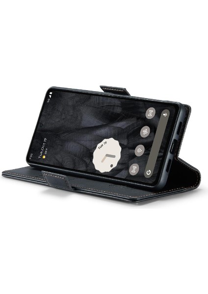 Google Pixel 8 Pro Anti Dolandırıcılık Kickstand Darbeye Dayanıklı Durumda (Yurt Dışından)
