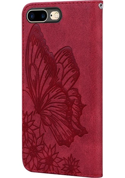 Iphone 6 Için Kılıf Artı/6s Artı Kickstand Koruyucu Deri Cüzdan Büyük (Yurt Dışından)