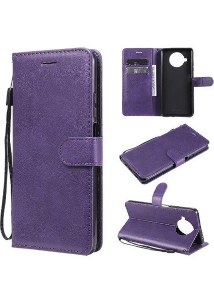 Xiaomi 10T Lite Için Flip Case Yüksek Kaliteli Deri Iş Cüzdan Telefon (Yurt Dışından)