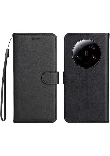 Xiaomi 13 Için Flip Case Ultra Klasik Düz Renk Yüksek Kaliteli Deri (Yurt Dışından)