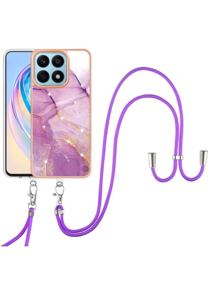 Onur X8A Mermer Tampon Anti-Scratch Yumuşak Crossbody Kordon Askısı Için Kılıf (Yurt Dışından)