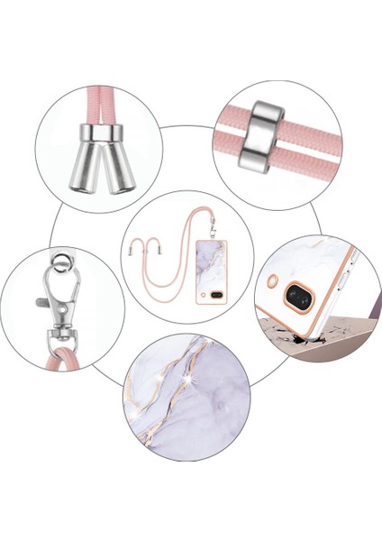 Google Piksel 7A Crossbody Kordon Askısı Tampon Anti-Scratch Yumuşak (Yurt Dışından) modelleri