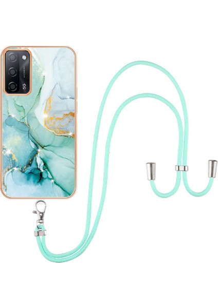Oppo A16/A16S/A54S Tampon Anti-Scratch Yumuşak Crossbody Kordon Için Kılıf (Yurt Dışından)